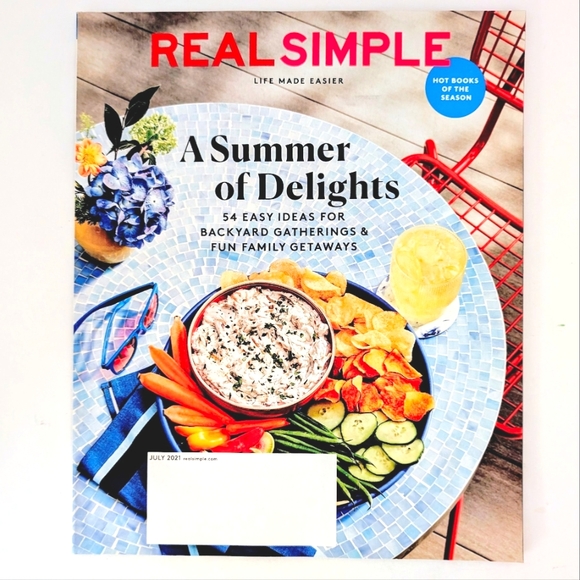 Real Simple Magazine - Life Made Easier: A Colorful Life July 2021 - Picture 1 of 2